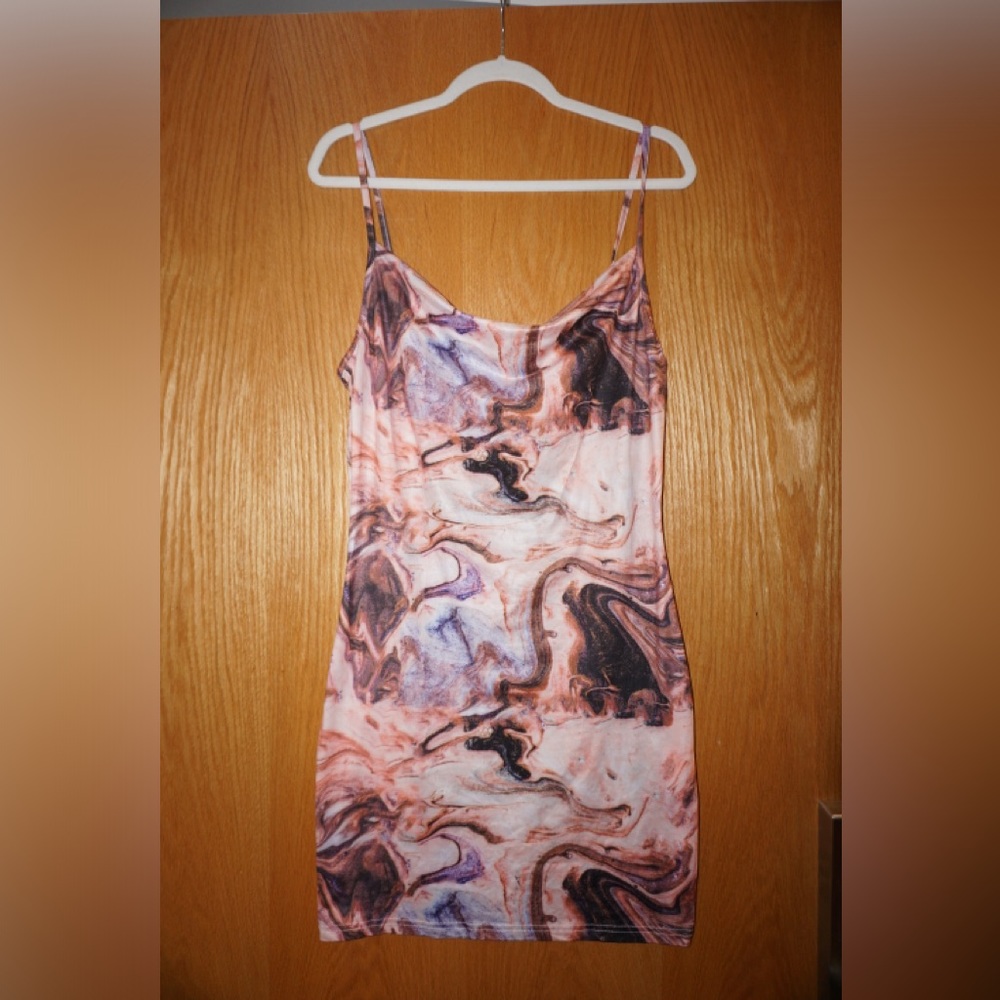 Marble mini dress